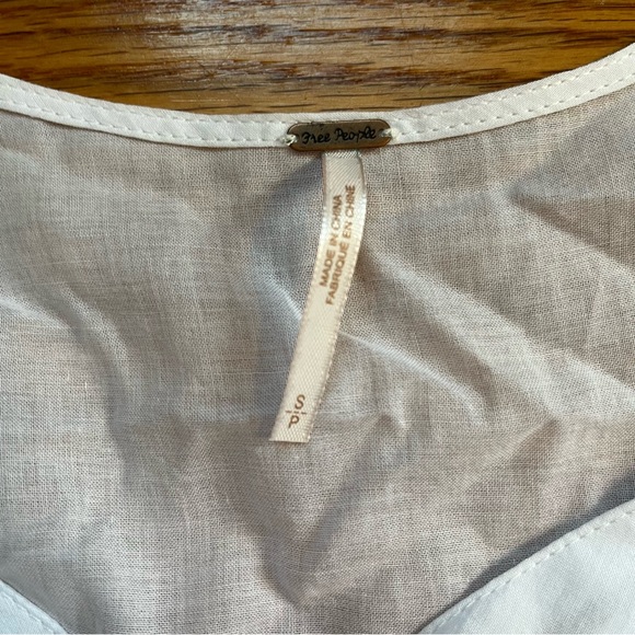 Free People highland white tee size small - Picture 5 of 8